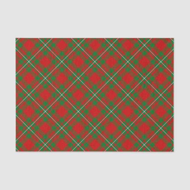 Papel De Seda Clan Gregor Tartan Tissue Paper (Frente )