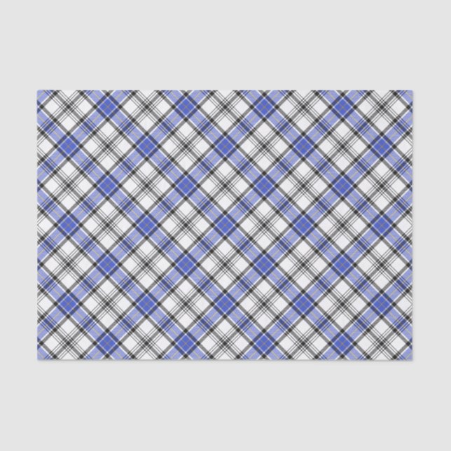 Papel De Seda Clan Hannay Tartan (Frente )