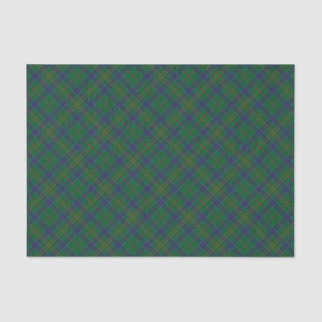 Papel De Seda Clan Kennedy Tartan (Frente )