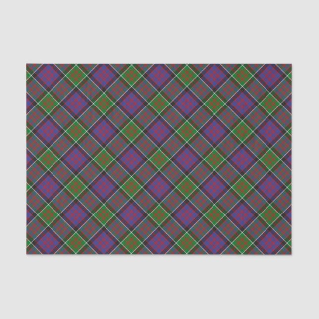 Papel De Seda Clan MacDonald do Clanranald Tartan Tissue Paper (Frente )