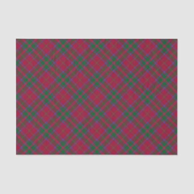 Papel De Seda Clan MacDougall Tartan (Frente )