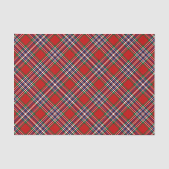 Papel De Seda Clan MacFarlane Red Tartan (Frente )
