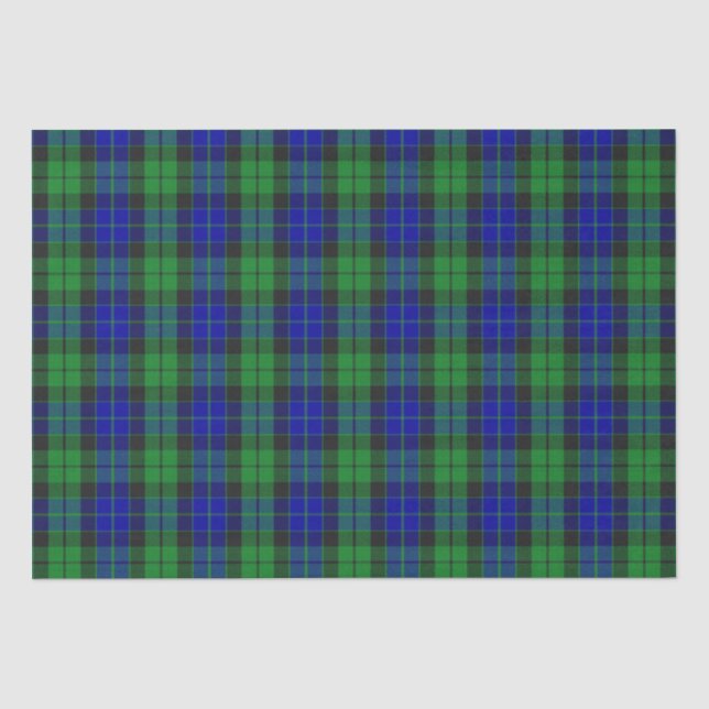 Papel De Seda Clan MacKay Tartan (Frente )