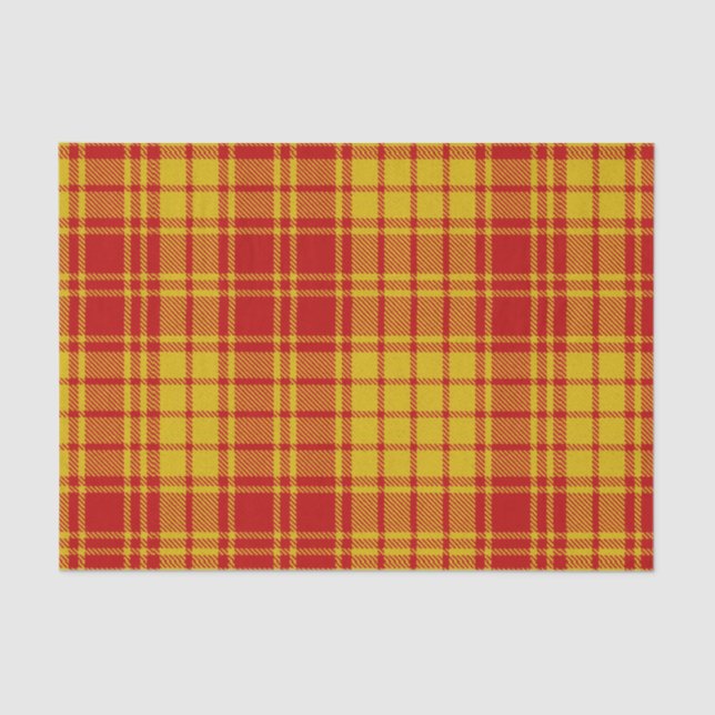 Papel De Seda Clan MacMillan Tartan (Frente )