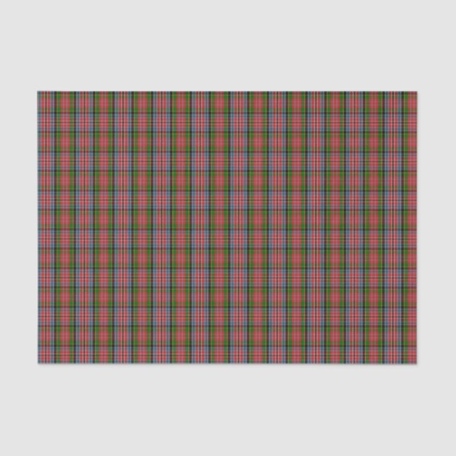 Papel De Seda Clan MacPherson Tartan (Frente )