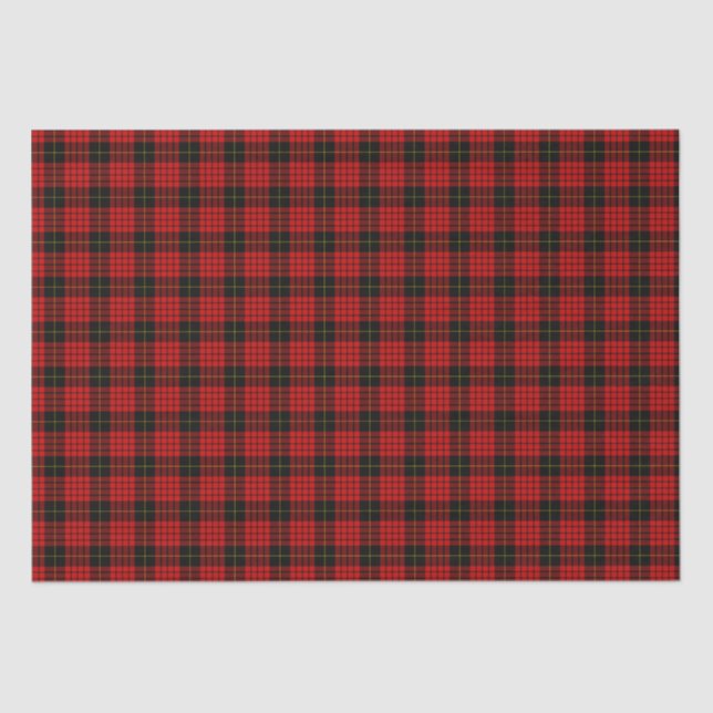 Papel De Seda Clan MacQueen Tartan (Frente )