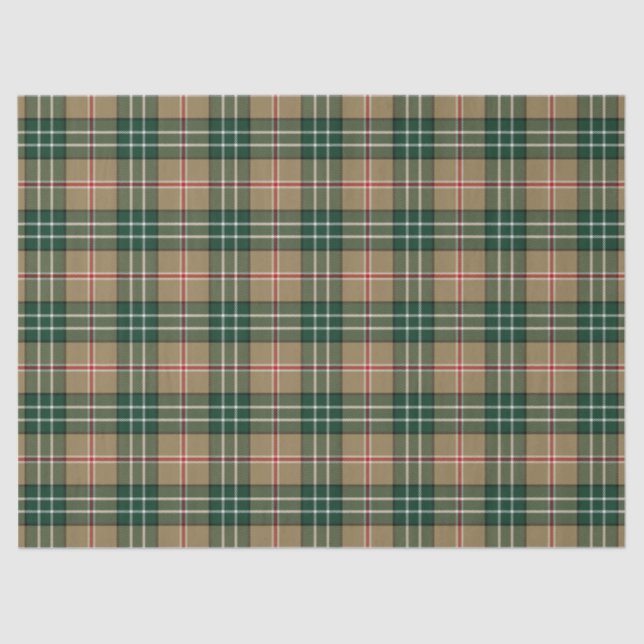 Papel De Seda Clan MacShane Tartan (Frente )