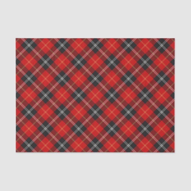 Papel De Seda Clan Marjoribanks Tartan (Frente )