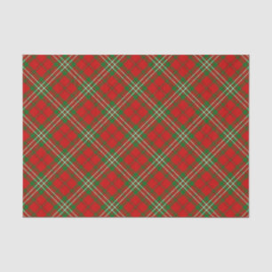 Papel De Seda Clan Scott Red Tartan Tissue Paper