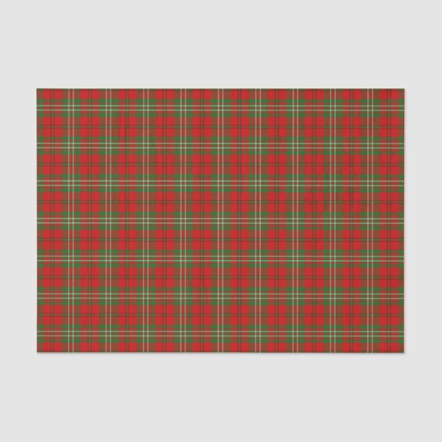 Papel De Seda Clan Scott Tartan (Frente )