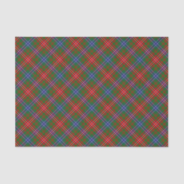 Papel De Seda Clan Wilson Modern Tartan (Frente )