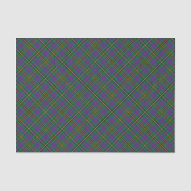 Papel De Seda Clan Wood Tartan (Frente )
