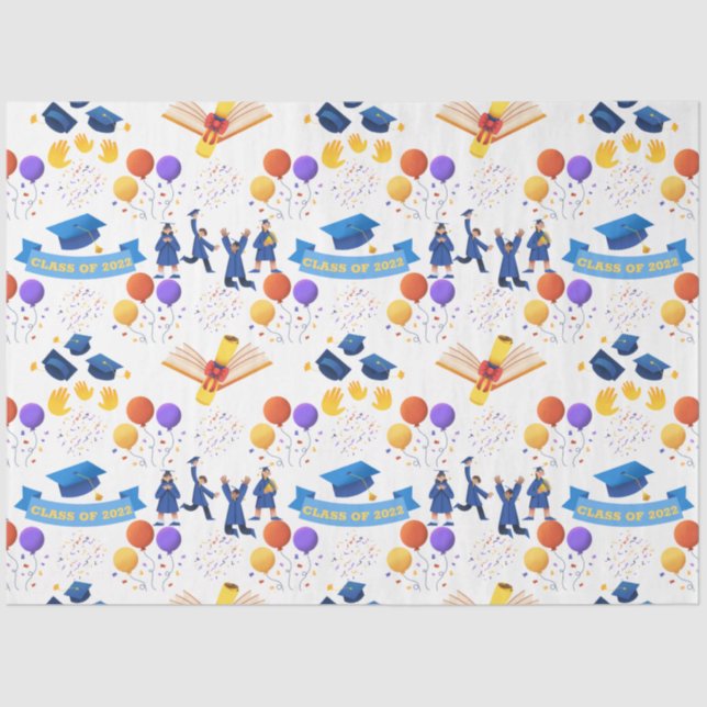 Papel De Seda Classe De Graduação Divertida De (Frente )