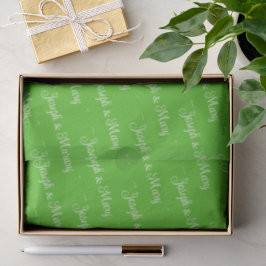 Papel De Seda Classic Clubhouse Fresh Kelly Verde Branco Script