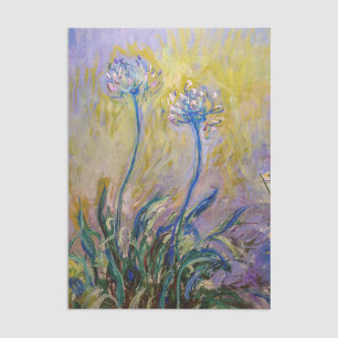 Papel De Seda Claude Monet - Agapanthus