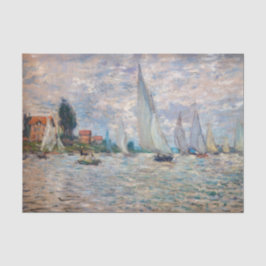 Papel De Seda Claude Monet - Boats Regatta na Argentina