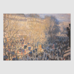 Papel De Seda Claude Monet - Boulevard des Capucines, Paris