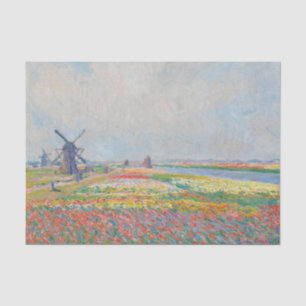 Papel De Seda Claude Monet - Campos Tulip perto de Haia