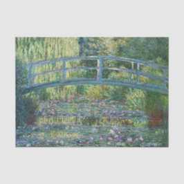 Papel De Seda Claude Monet - Lagoa de Água Lily, Harmonia Verde
