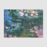Papel De Seda Claude Monet - Lírios Água (1917)<br><div class="desc">Claude Monet é uma série de pinturas famosa criadas pelo impressionista francês no ano de 1917. Esta série mostra o querido jardim aquático de Monet, que ele cultivou em sua casa em Giverny, França. A pintura "Lírios de Água" desta série mostra o estilo de Monet que captura a essência da...</div>