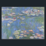 Papel De Seda Claude Monet // Lírios De Água<br><div class="desc">Water Lily é uma série de aproximadamente 250 pinturas de óleo pelo impressionista francês Claude Monet (1840-1926). As pinturas retratam o jardim floral de Monet em Giverny e foram o principal foco da produção artística de Monet nos últimos 30 anos de sua vida.</div>