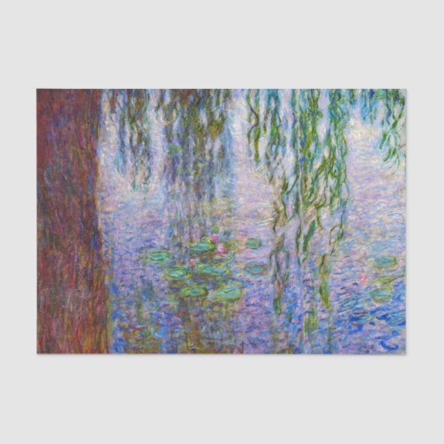 Papel De Seda Claude Monet - Lírios Hídricos (Frente )
