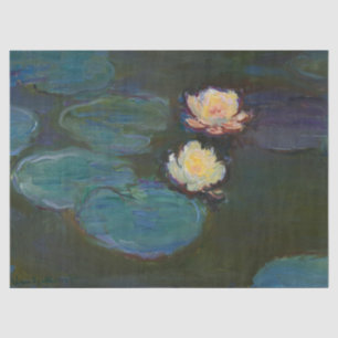 Papel De Seda Claude Monet Nenúfares Arte a Óleo Impressionista