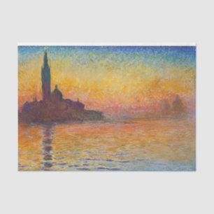 Papel De Seda Claude Monet - San Giorgio Maggiore em Dusk
