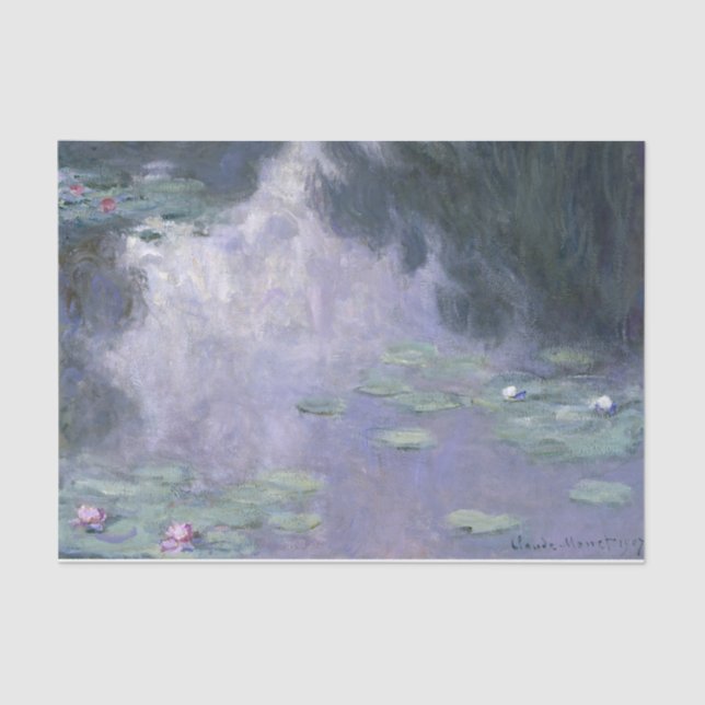 Papel De Seda Claude Monet Water Lily 1907 Galeria NinféasHD (Frente )