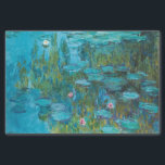 Papel De Seda Claude Monet Water Lily Ninfhéas GalleryHD Art<br><div class="desc">Claude Monet. Lírios de Água Ninféas. c. 1915. Óleo na canvas. Pintura original de obra-prima de arte feita pelo famoso artista impressionista francês Claude Monet.</div>