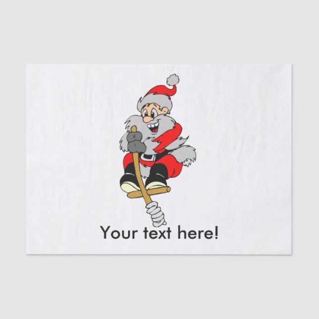 Papel De Seda Claus Clipart (Frente )