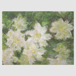 Papel de seda Clematis Branco de Claude Monet