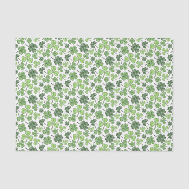Papel De Seda Clover Verde (Frente )