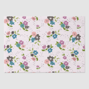 Papel De Seda Clusters de Flor de Boho