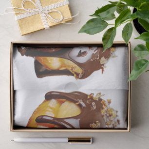 Papel De Seda Cobertura de chocolate espesso e brilhante da rosq