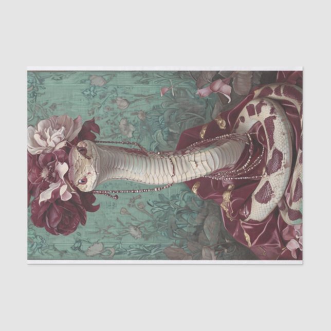 Papel De Seda Cobra de Flor (Frente )