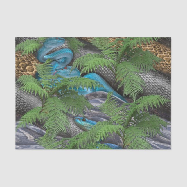 Papel De Seda Cobras sorrateiras (Frente )