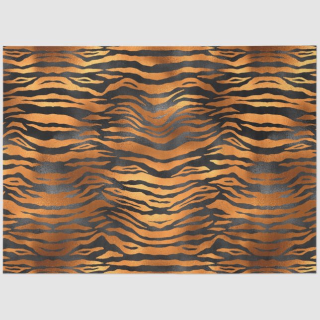 Papel De Seda Cobre Tiger Series Design 8 (Frente )