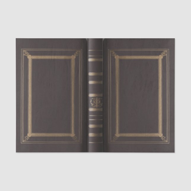 Papel De Seda Cobrir de Livro (Frente )