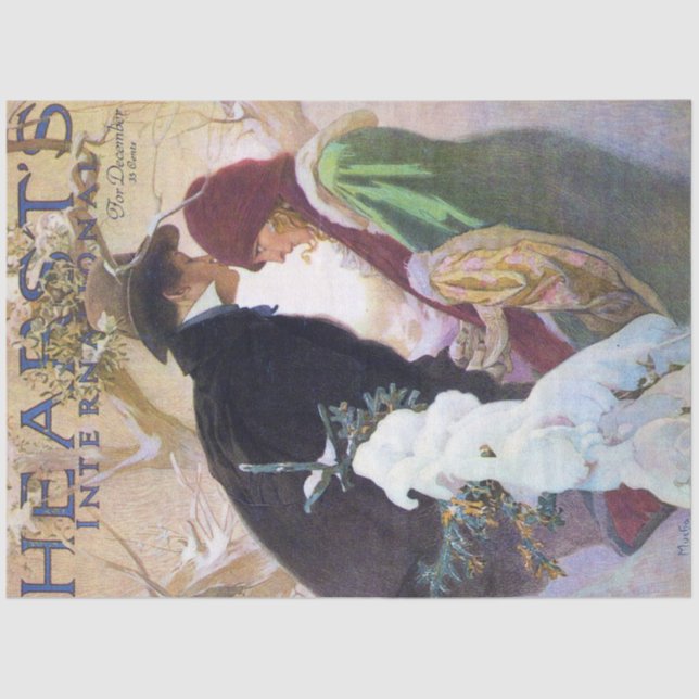 Papel De Seda Cobrir Internacional de Hearst, Alphonse Mucha (Frente )