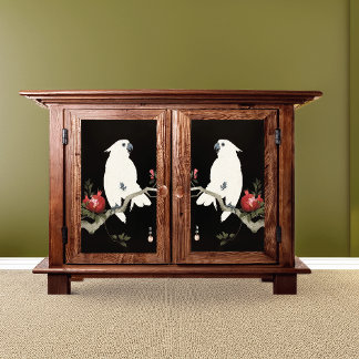 Papel De Seda Cockatoo e Pomegranato por Ohara Shōson