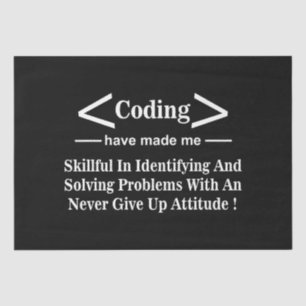 Papel De Seda Codificação Codificador Programador Codificador Co