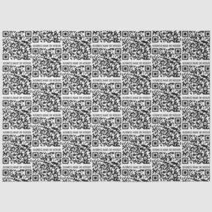 Papel De Seda Código QR Empresa minimalista moderna