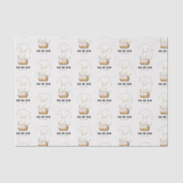 Papel De Seda Coelhinho Bonito Elegante Em Aniversário de crianç