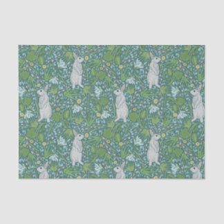 Papel De Seda Coelhinho Branco da Páscoa dia de as mães