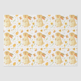 Papel De Seda Coelhinho da Páscoa e Borboletas