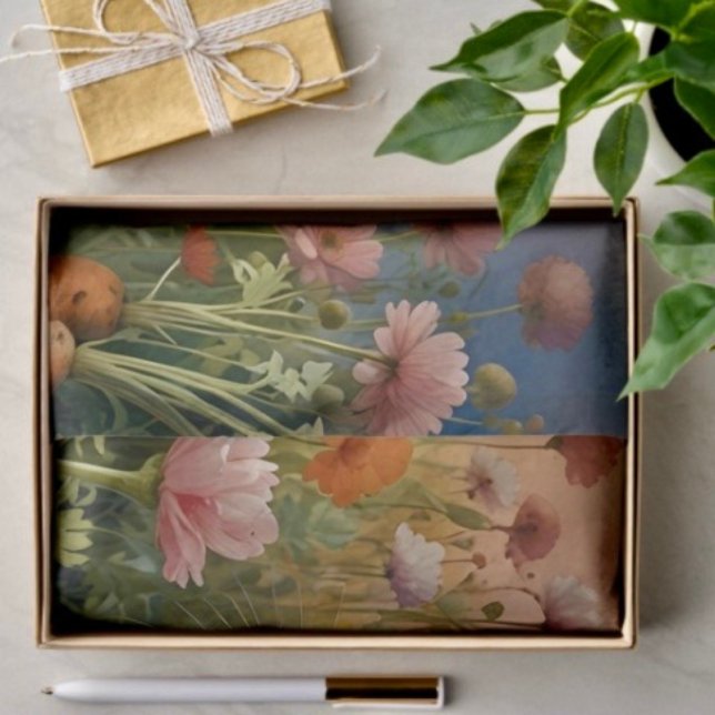 Papel De Seda Coelhinho de Flor e Pedra de Cenoura (Criador carregado)