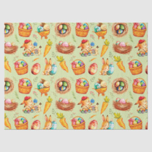 Papel De Seda Coelhinhos De Páscoa No Trabalho