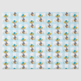 Papel De Seda Coelho Passeando no Primeiro Aniversário 