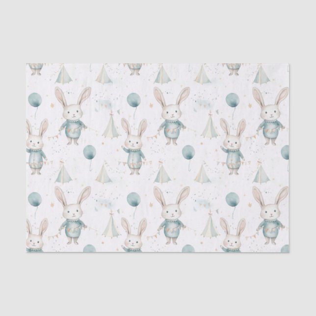 Papel De Seda Coelhos da CU num circo (Frente )